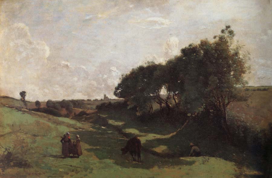 Corot Camille The vaguada